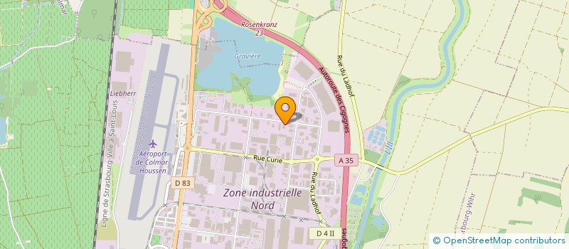 localisation de l'entreprise CAMOM à COLMAR