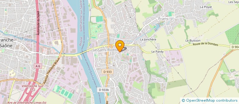 localisation de l'entreprise CAMOMA à JASSANS-RIOTTIER
