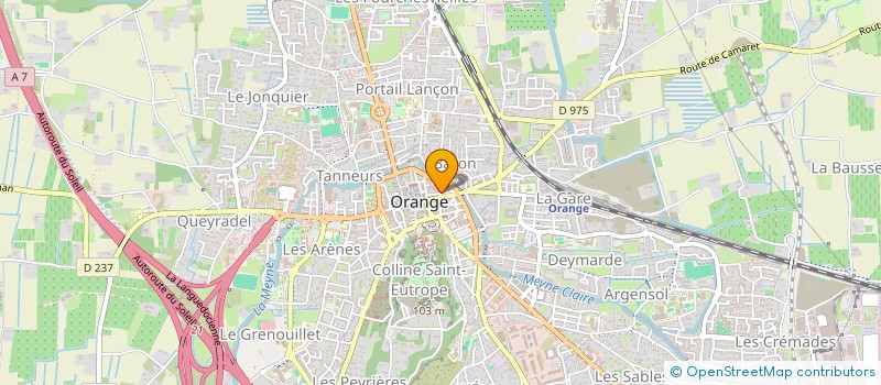 localisation de l'entreprise CAMOMILLE  ORANGE