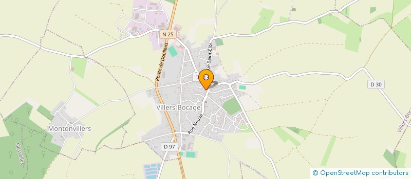 localisation de l'entreprise CAMOMILLE à VILLERS-BOCAGE