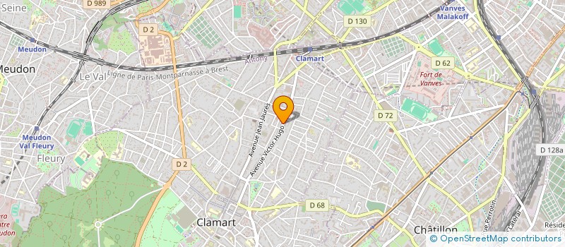 localisation de l'entreprise CAMOMILLE MERCERIE à CLAMART