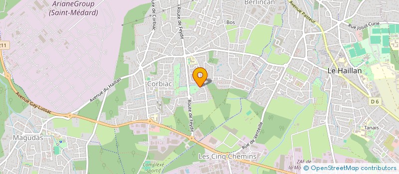 localisation de l'entreprise CAMON  SAINT-MEDARD-EN-JALLES