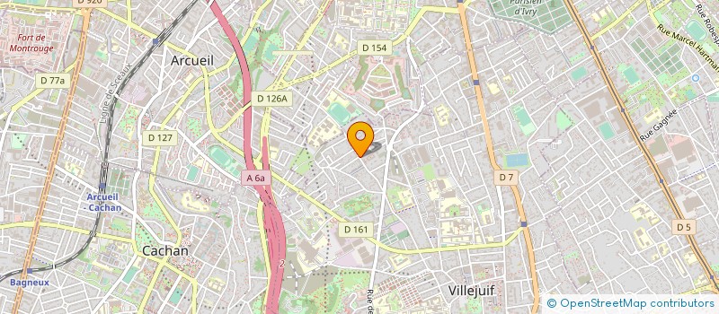 localisation de l'entreprise CAMONI à VILLEJUIF
