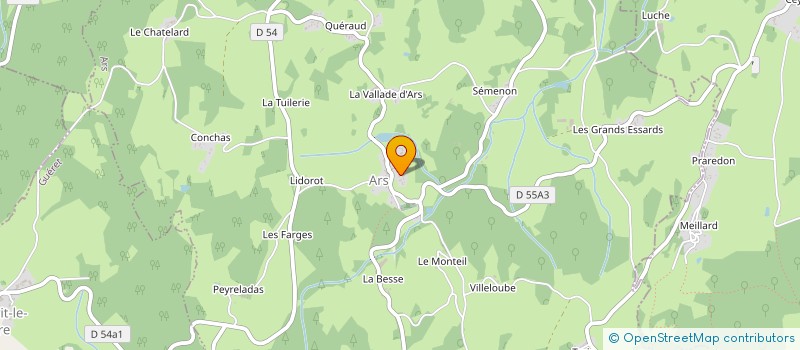 localisation de l'entreprise CAMONI à ARS