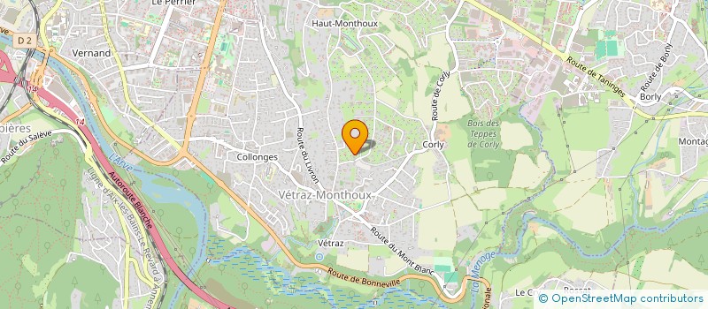 localisation de l'entreprise CAMONTANA  VETRAZ-MONTHOUX