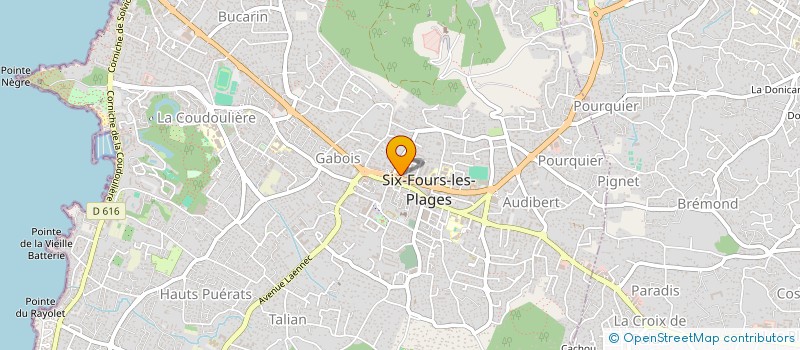 localisation de l'entreprise CAMOPT  SIX-FOURS-LES-PLAGES