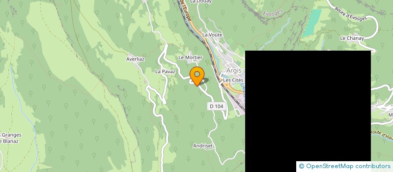 localisation de l'entreprise CAMOR  ARGIS