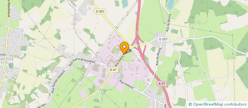 localisation de l'entreprise CAMORELLO à VARENNES-VAUZELLES