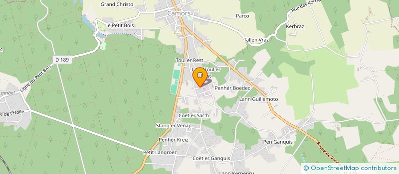localisation de l'entreprise CAMORS AUTOMOBILES à CAMORS