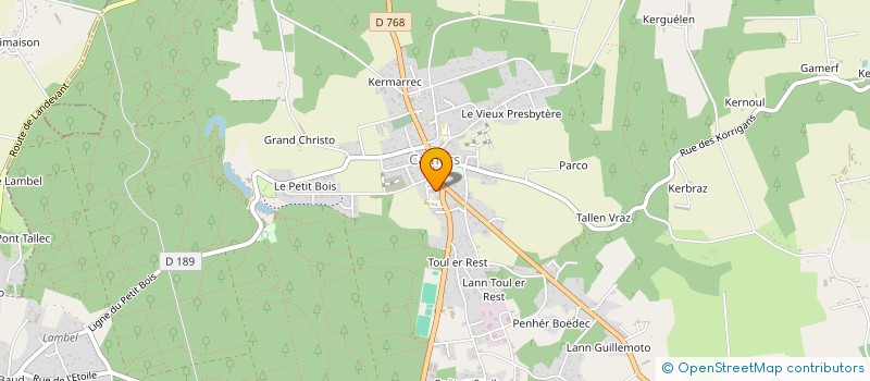 localisation de l'entreprise CAMORS CULTURE ET PATRIMOINE  CAMORS