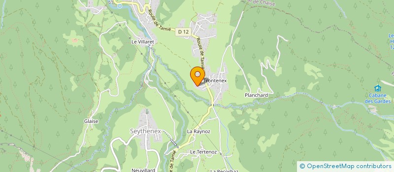 localisation de l'entreprise CAMOSCIO  FAVERGES-SEYTHENEX