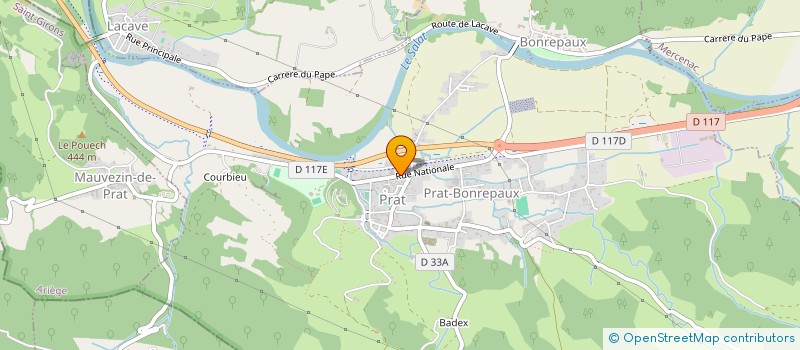 localisation de l'entreprise CAMOU MERE ET FILLE à PRAT-BONREPAUX