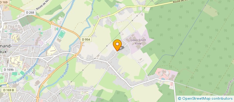 localisation de l'entreprise CAMOX à SAINT-AMAND-LES-EAUX