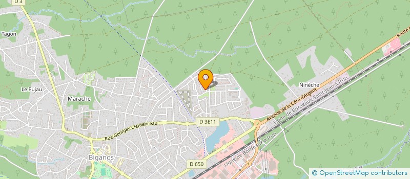 localisation de l'entreprise CAMP 4  BIGANOS