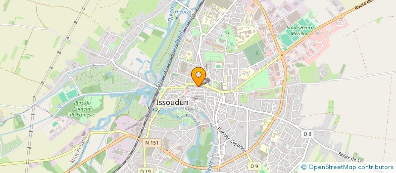 localisation de l'entreprise CAMP  ISSOUDUN