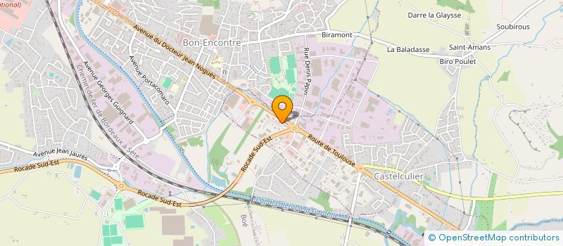 localisation de l'entreprise CAMP AUTOMOBILITE à CASTELCULIER