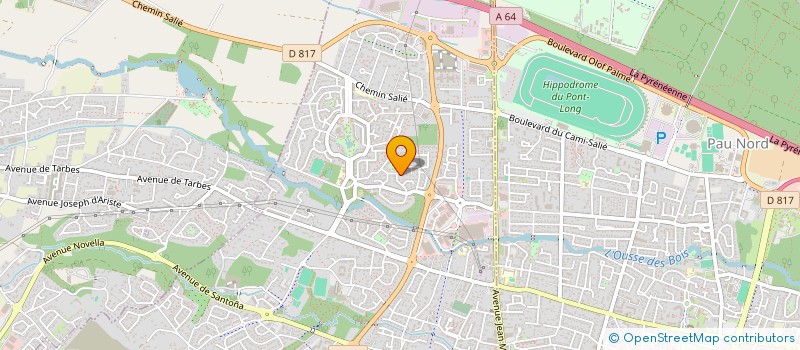 localisation de l'entreprise CAMP BASKET DD  LONS