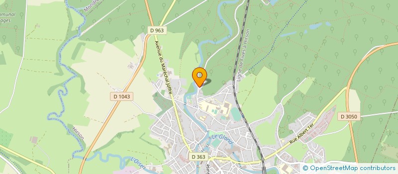 localisation de l'entreprise CAMP CAR CLUB HIRSON-THIERACHE  HIRSON