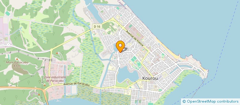 localisation de l'entreprise CAMP CARIACOU à KOUROU