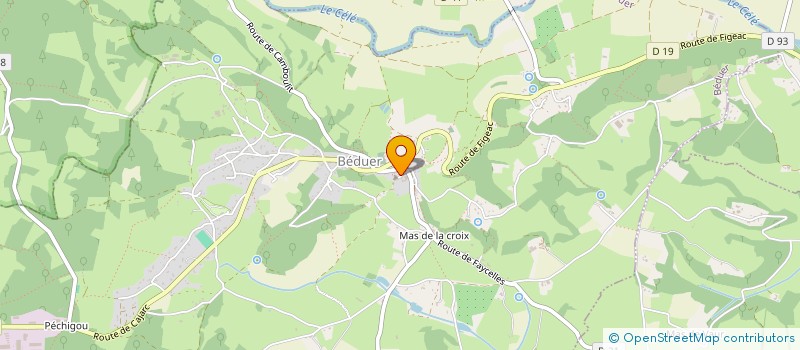 localisation de l'entreprise CAMP CHATEAU  BEDUER