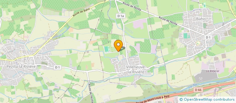 localisation de l'entreprise CAMP DEL NOGUER  VILLENEUVE-LA-RIVIERE