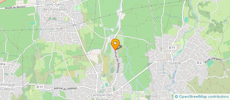 localisation de l'entreprise CAMP DEL POUMER  LAROQUE-DES-ALBERES