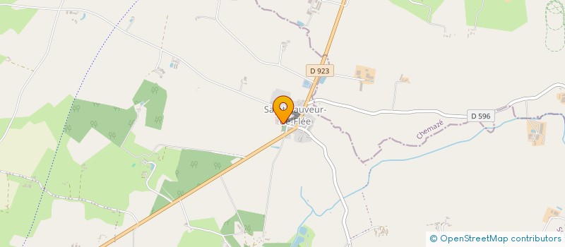 localisation de l'entreprise CAMP DES 5 à SEGRE-EN-ANJOU BLEU