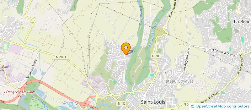 localisation de l'entreprise CAMP DU GOL  SAINT-LOUIS