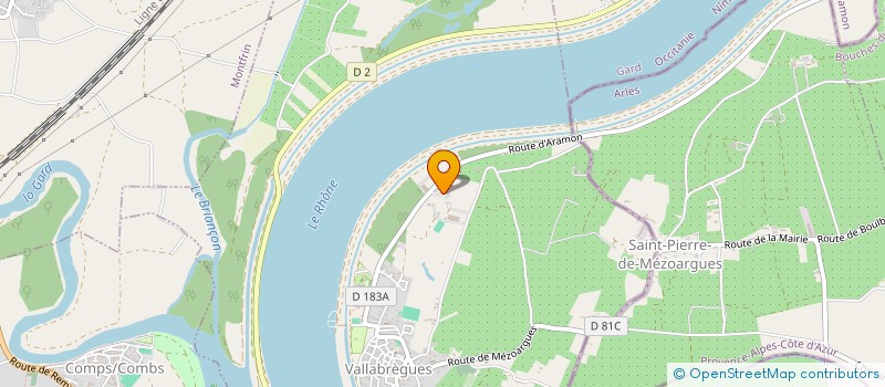 localisation de l'entreprise CAMP FOOD AND CO  VALLABREGUES