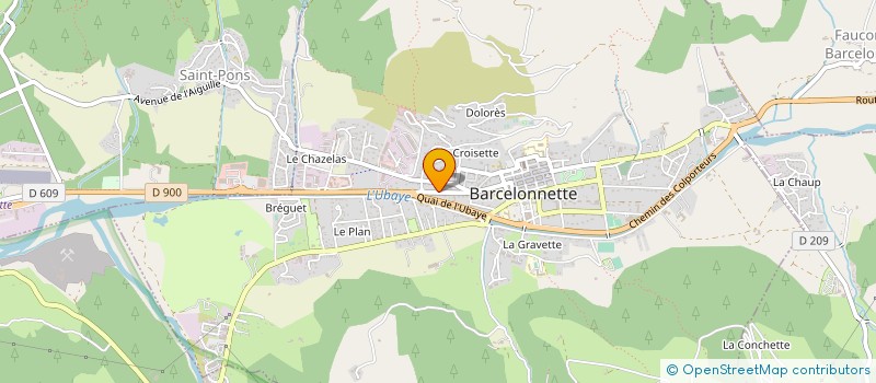 localisation de l'entreprise CAMP MAJOR à BARCELONNETTE