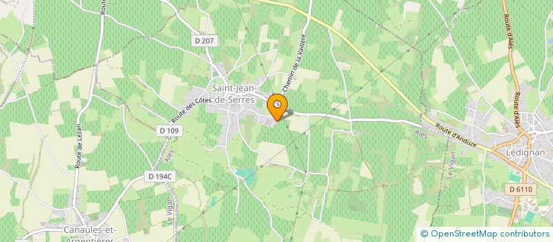 localisation de l'entreprise CAMP MAURIN  SAINT-JEAN-DE-SERRES