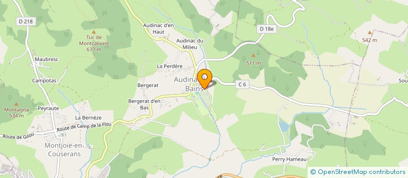 localisation de l'entreprise CAMP MOUNTAIN à MONTJOIE-EN-COUSERANS