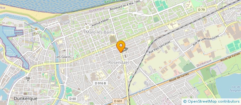 localisation de l'entreprise CAMP NORD à DUNKERQUE