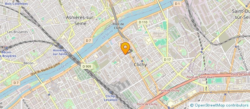 localisation de l'entreprise CAMP OUTCHEA ORIGINAL PROJECT à CLICHY