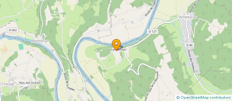 localisation de l'entreprise CAMP PUECH  AMBEYRAC