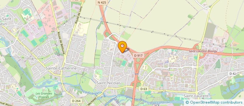 localisation de l'entreprise CAMP-SN  SAINT-NICOLAS