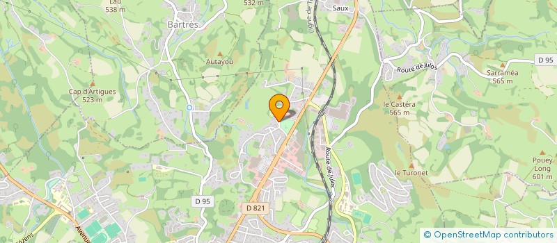 localisation de l'entreprise CAMP'SOL  LOURDES