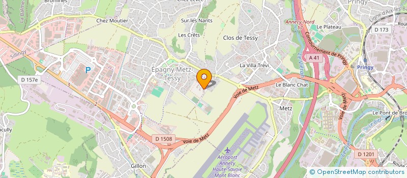 localisation de l'entreprise CAMP STUDIO RECORDS - COLLECTIF ARTISTIQUE MISSIONNAIRE PROPHETIQUE  EPAGNY METZ-TESSY