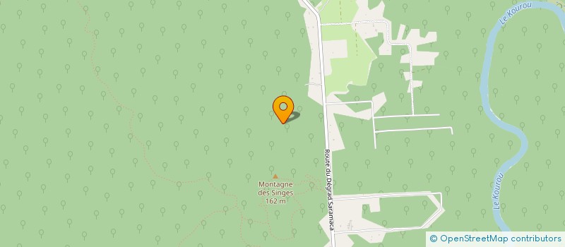 localisation de l'entreprise CAMP TOURISTIQUE DES MARIPAS  KOUROU