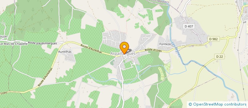 localisation de l'entreprise CAMP VERMEIL à ARPAILLARGUES-ET-AUREILLAC