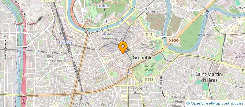 localisation de l'entreprise CAMP2BASE à GRENOBLE