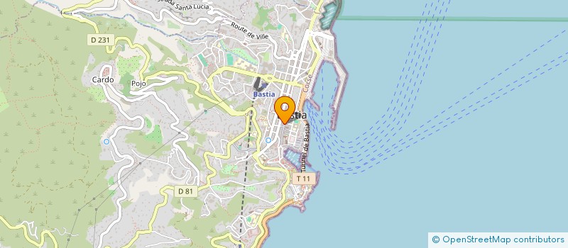 localisation de l'entreprise CAMPA CORSU SULIDARITA à BASTIA