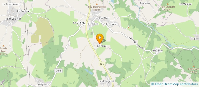 localisation de l'entreprise CAMPABULLES à FLEURAT