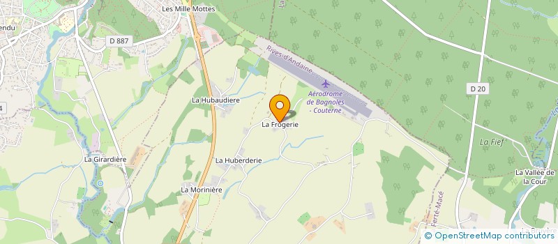 localisation de l'entreprise CAMPACLAD à RIVES D'ANDAINE