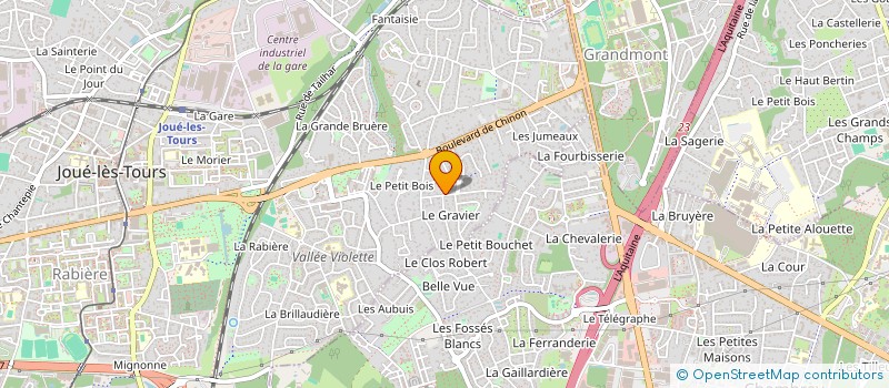 localisation de l'entreprise CAMPADOM  JOUE-LES-TOURS