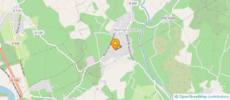 localisation de l'entreprise CAMPAGN'ART  MARTIGNARGUES