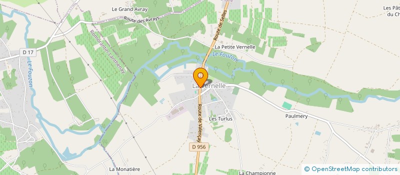 localisation de l'entreprise CAMPAGN 'ARTS à LA VERNELLE