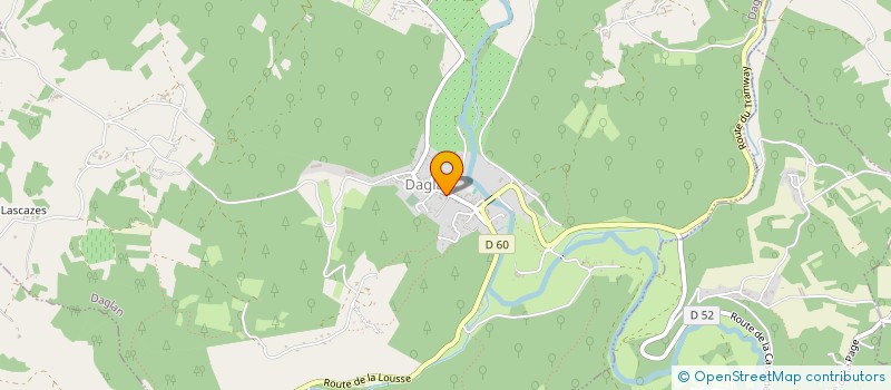 localisation de l'entreprise CAMPAGNAC DAGLAN ST LAURENT FOOT  DAGLAN