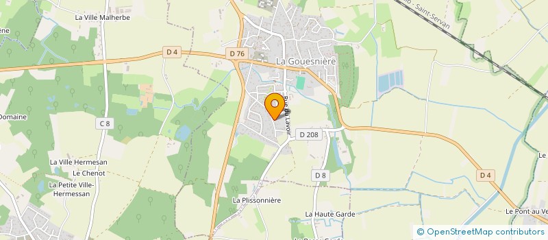 localisation de l'entreprise CAMPAGNE AEIR 2025  LA GOUESNIERE