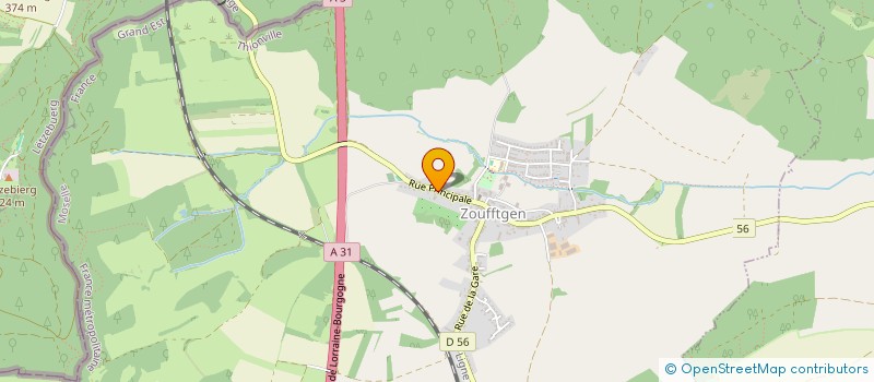 localisation de l'entreprise CAMPAGNE & CO  ZOUFFTGEN